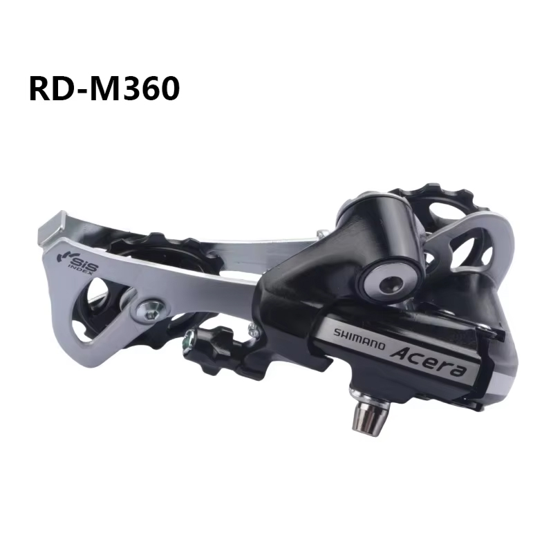 SHIMANO Acera RD-M360 SGS Mountainbike Fietsen MTB Achterderailleur Fietsaccessoires RD-M360 SGS Zwart Originele Onderdelen: Default Title