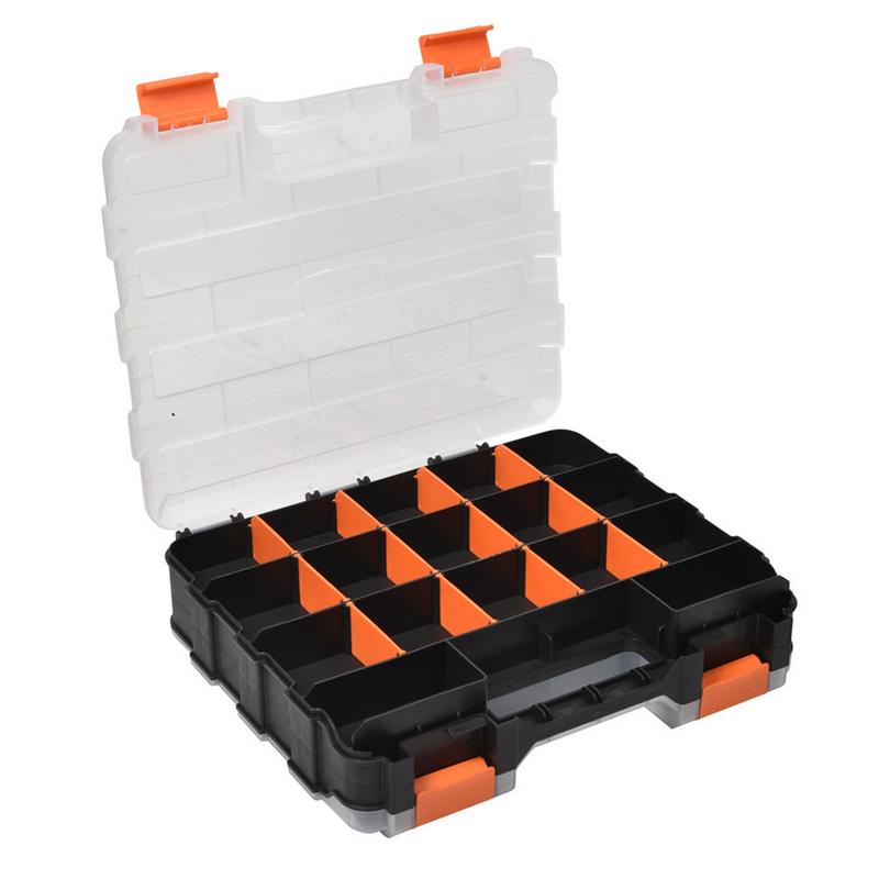 Teile Organizer Schraube Organizer Box 34-Fach Aufbewahrung organisator doppelseitige Teile Organizer für Befestigungs elemente und Handwerk