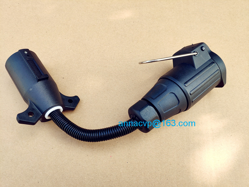 CVP trailer plug adapter 13 pin trailer socket to 7 pin RV blade plug connector plug trailer boat truck trailer parts