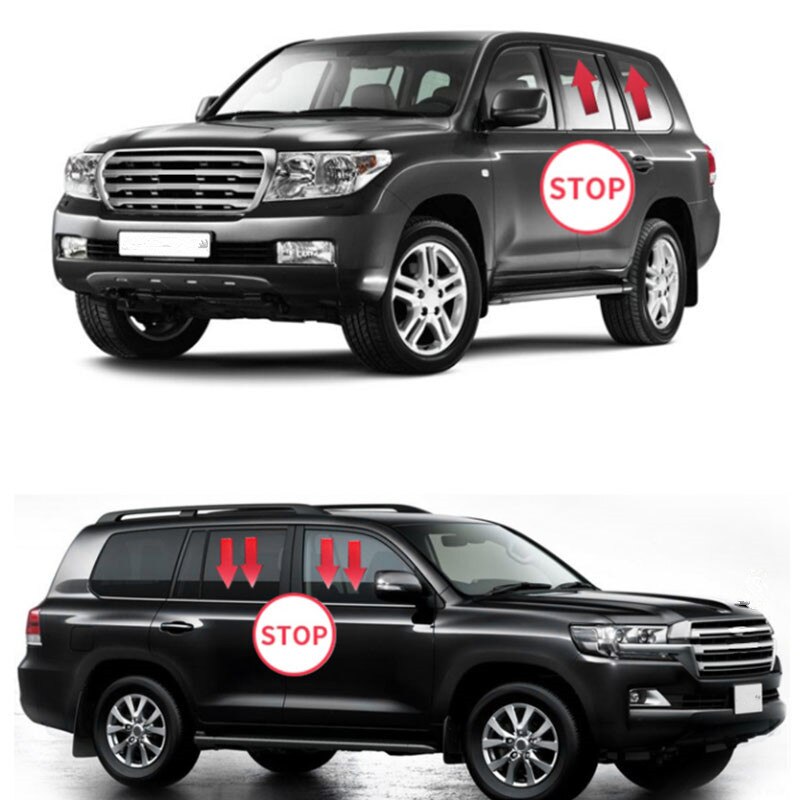 Espejo retrovisor de cierre automático para Toyota Land Cruiser, luz Flash de puerta de bloqueo plegable, módulo de datos OBD