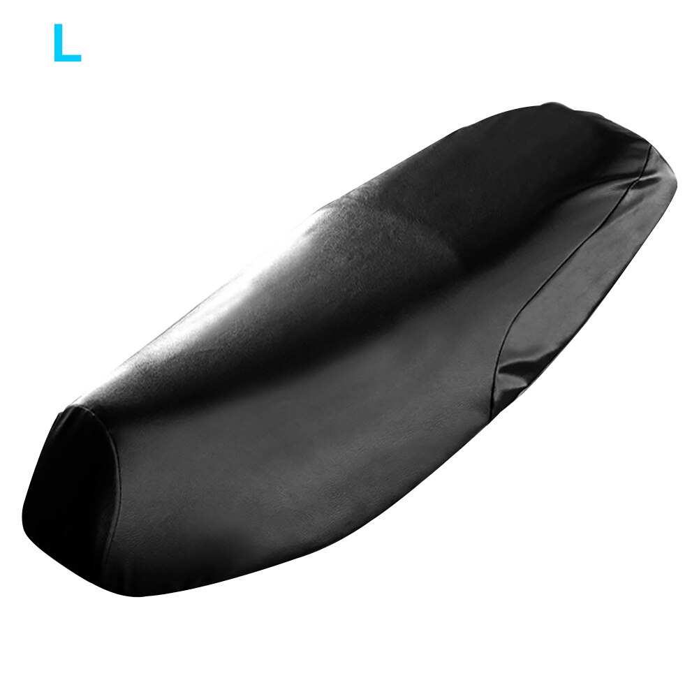 Elastic Leather Motorcycle Seat Cover Universal Motorcycle Flexible Seat Rainproof Waterproof Protective Cover: L