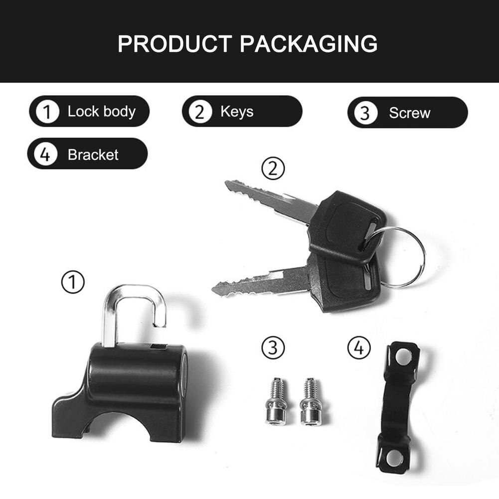 Multi-function Cycling Locks Universal Motorcycle E-bike Electric Bicycle Helmet Lock Anti-theft Helmet Security Accessories
