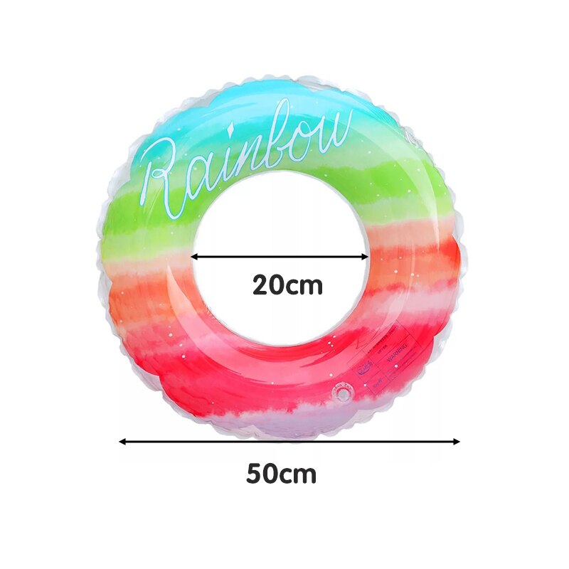 Baby Swimming Float Ring Inflatable Floating Float Lying Swimming Children Circle Inflatable Double Raft Swim Ring Kids Pool Toy: T5