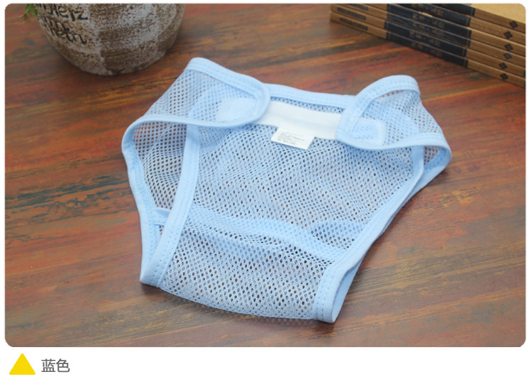 Pañales reutilizables para bebé, malla de bolsillo, rejilla transpirable, estilo veraniego, lavable, 3 unids/lote: Nappies Blue 3pc / 14 to 24 month