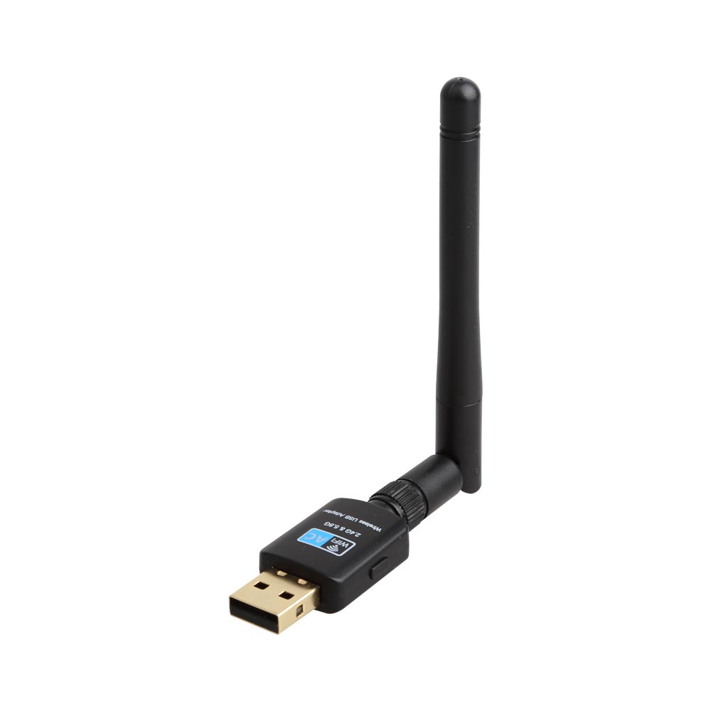 Terow 600Mbps Usb Wifi Adapter Dual Band 5.8Ghz + 2.4Ghz Usb Wifi Ontvanger Draadloze Netwerkkaart Usb wifi Met Hoge Snelheid Antenne