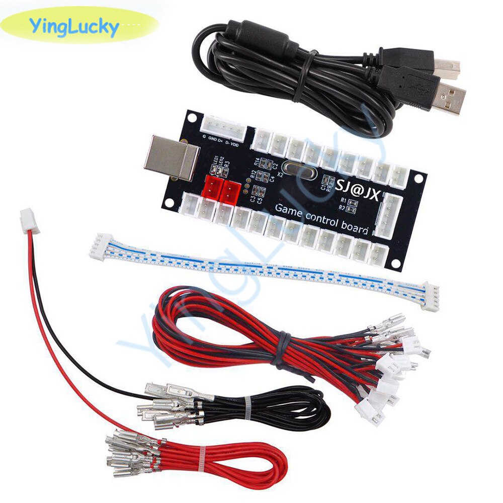 yinglucky 2 player usb zero-delay encoder usb joystick for pc arcade DIY kit encoder Raspberry Pi MAME: 2.8mm