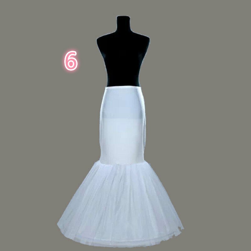 Petticoat crinoline hoop underskirt Wedding petticoat fishtail mermaid prom: 6
