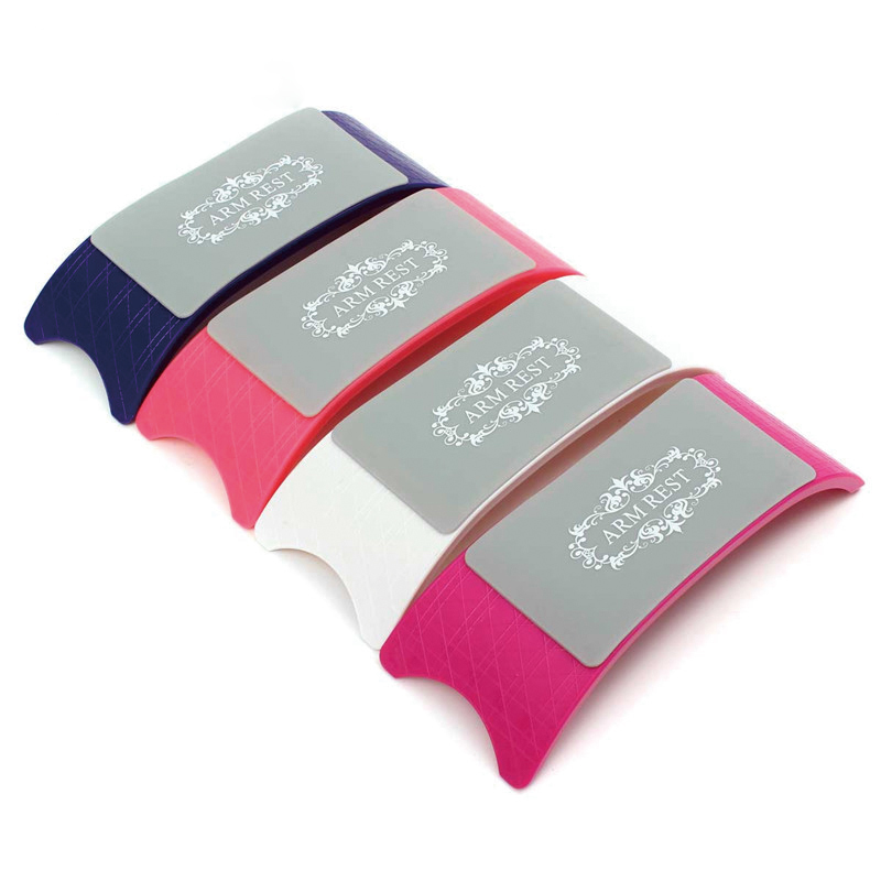 Stół robić malowania paznokci podłokietnik uchwyt silikonowy robić paznokci biurko podłokietnik z tworzywa sztucznego poduszka robić paznokci na rękę odpoczynku dla salon pielęgnacji paznokci kolorowe