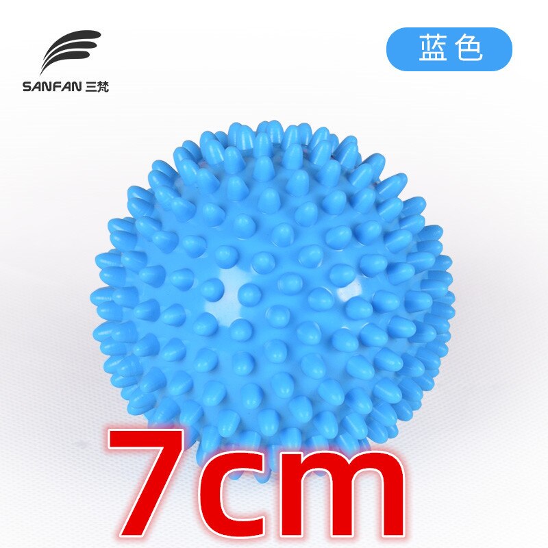 Massaggio Palla di Fitness EPP Mano Suole Hedgehog Sensoriale Portatile Fisioterapia Esercizio Muscolare Relax Trigger Point Terapia: 7cm Blue