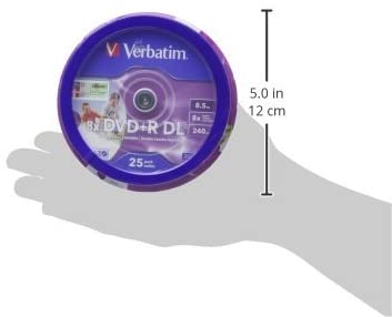 Verbatim 43667-Dvd + R Double Layer Inkjet Printable 8x, Pak Van 25