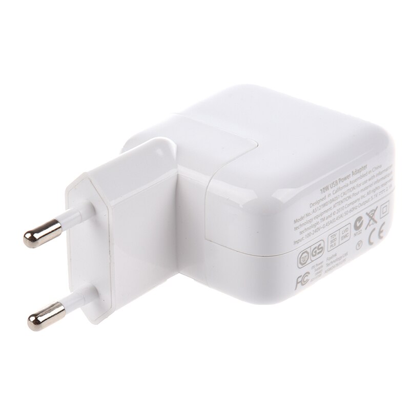 Hvite laderadaptere europeiske standarder til ipad / iphone / ipod / smarttelefoner 2.1a