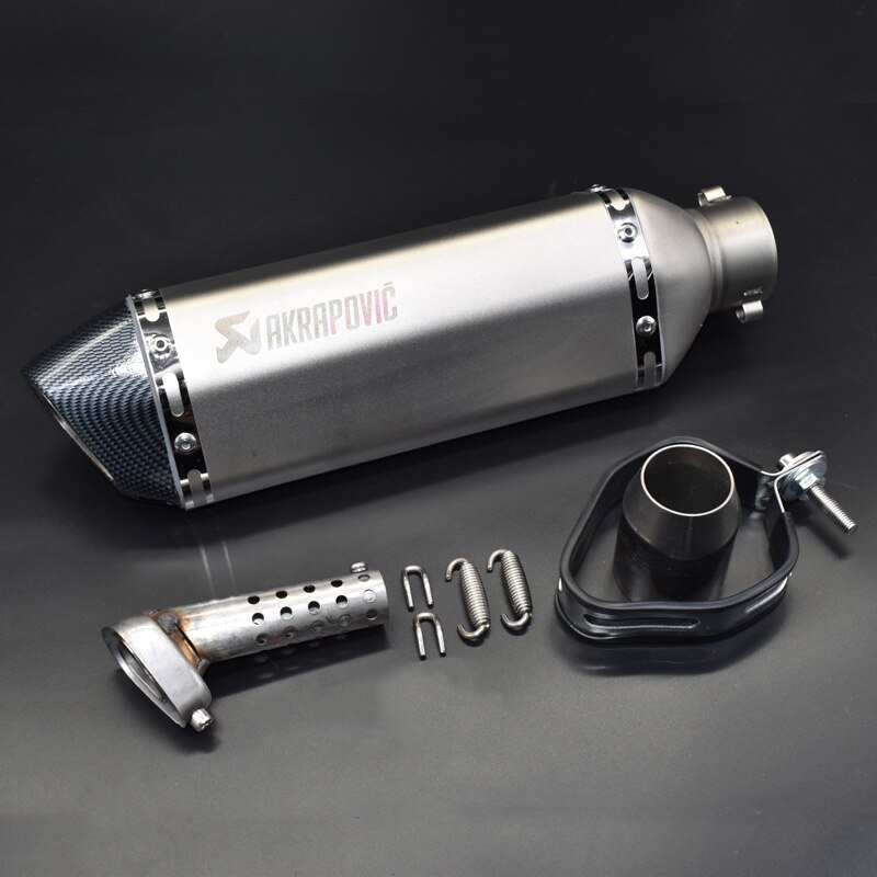 Universele voor akrapovic moto rcycle uitlaat escape moto met db killer Uitlaat Systemen voor honda benelli msx125 nmax EP01