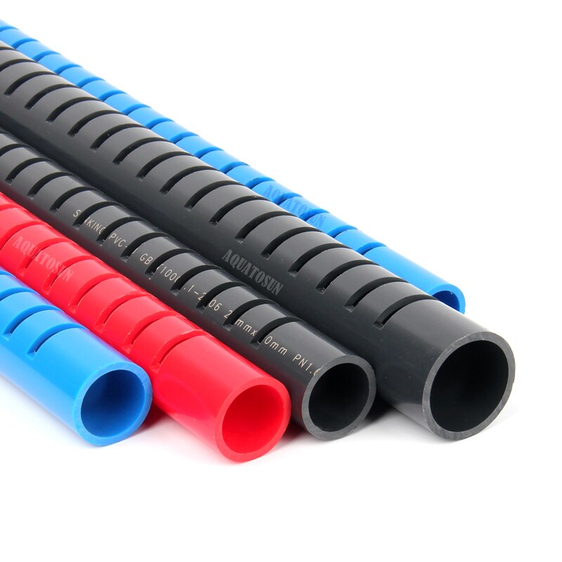 2PCS-Pack DIY 20mm to 50mm Rain Pipe Aquarium Filter Tank Outflow Pipe Spray Rain Bar External 3 Color Available