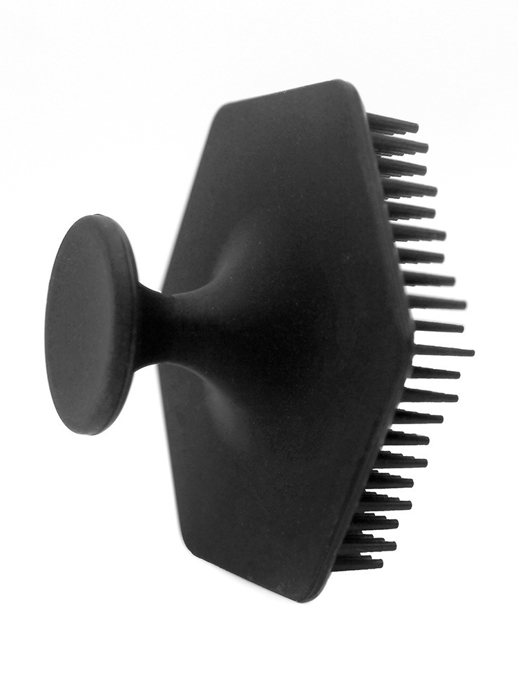 Reinigingsborstel siliconen gezichtsborstel reinigingsborstel zwarte make-up borstel make-up verwijderaar siliconen zacht 1pc: Default Title