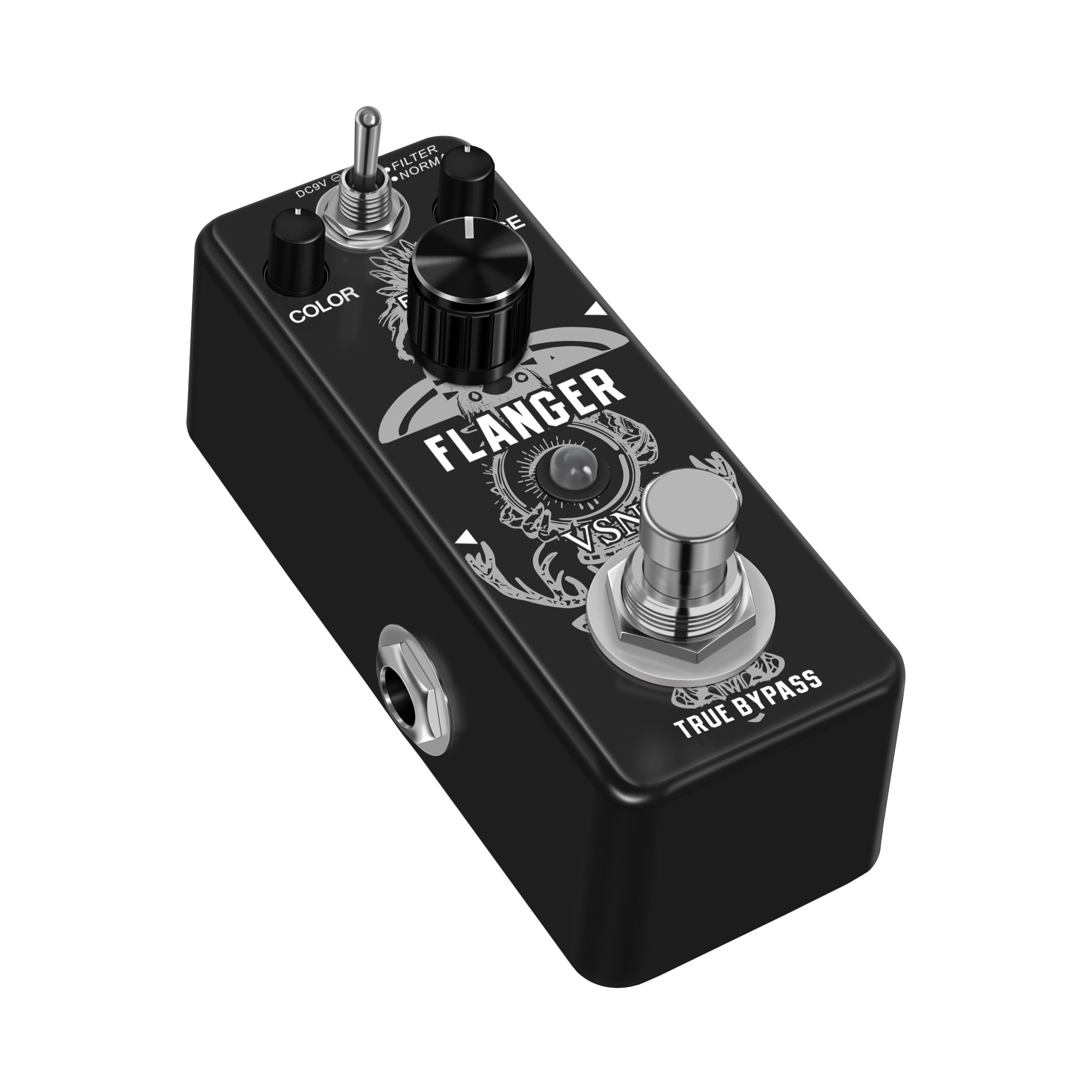 VSN Analog Flanger Guitar Pedal Classic Metallic Sounds Flanger Effect Ture Bybass 2 Modes