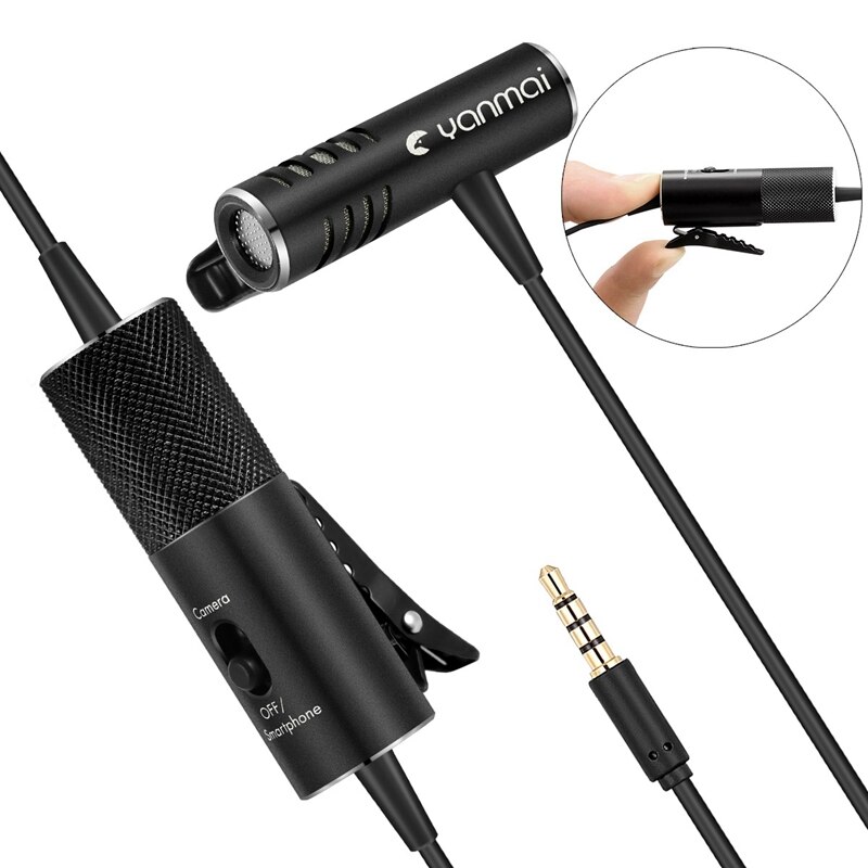 Yanmai – Microphone à condensateur R933S pour enseignement numérique, enregistrement d'interview, caméra de conférence