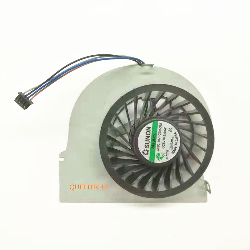 original cpu gpu cooling fan for HP EliteBook 8570W 8560w cpu fan cooler MF60150V1-C001-S9A 690630-001 690629-001 690628-001