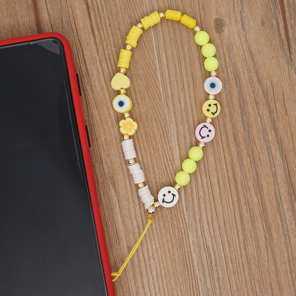 Go2Boho Pols Ketting Voor Telefoon Houder Zomer Strand Telefoon Chains Leuke Fruit Band Vrouwen Kleurrijke Polymeer Klei Heishi Kralen Lanyard: RT-K210027A