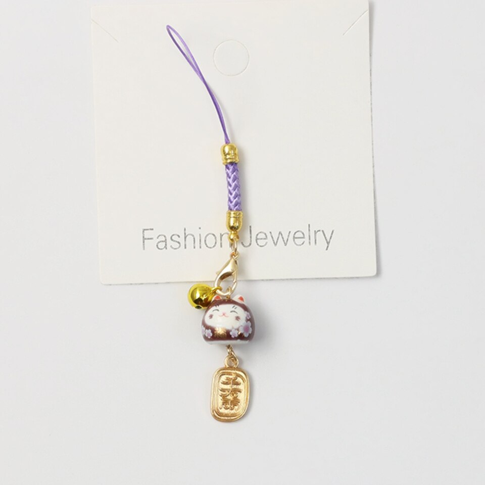 Leuke Janpanese Smart Telefoon Wrist Strap Lanyards Voor Iphone Samsung Xiaomi Decor Kat Bel Mobiele Telefoon Strap Sleutel Touw Telefoon charm