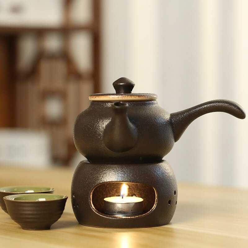 Warmer Thee Houder Oude Aardewerk Kaars Warmer Verwarming Base Theepot Houden Hittebestendige Theepot Warmer Keramische Isolatie Base