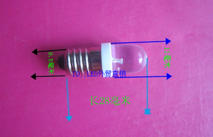 3 V, 3.8 V, 2.5 V, 2 V, E10, schroef gloeilamp, LED natuurkunde experiment onderwijs instrument, experiment kleine lamp