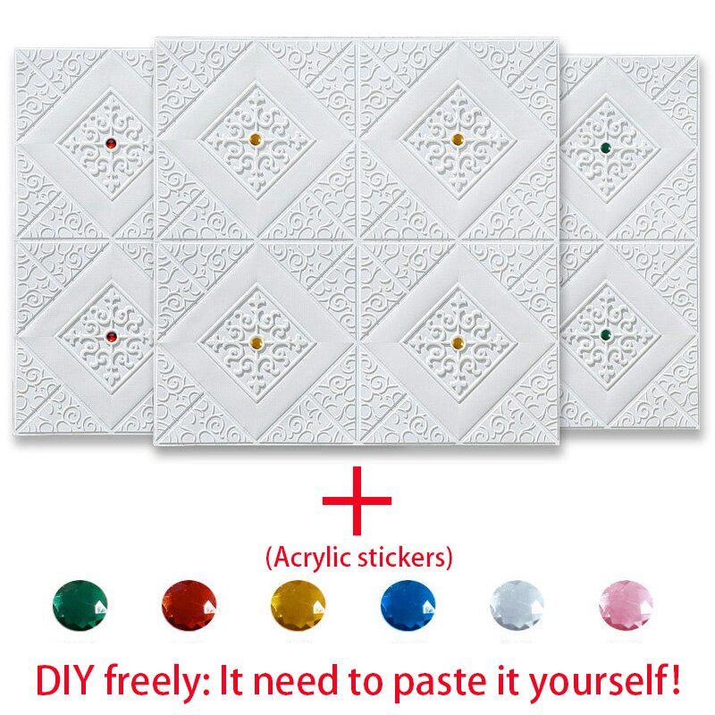 Muurstickers Behang 3D Zelfklevende Plafond Decoratieve Panelen Dak Behang Woonkamer Kinderkamer Home Decor Sticker