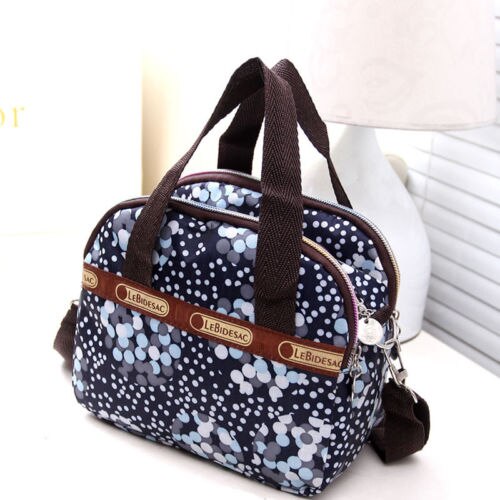 Bolso bandolera resistente al agua de nailon HT para mujer, bolso informal cruzado, bolso de hombro, estuche de bolsas cosméticas: 1