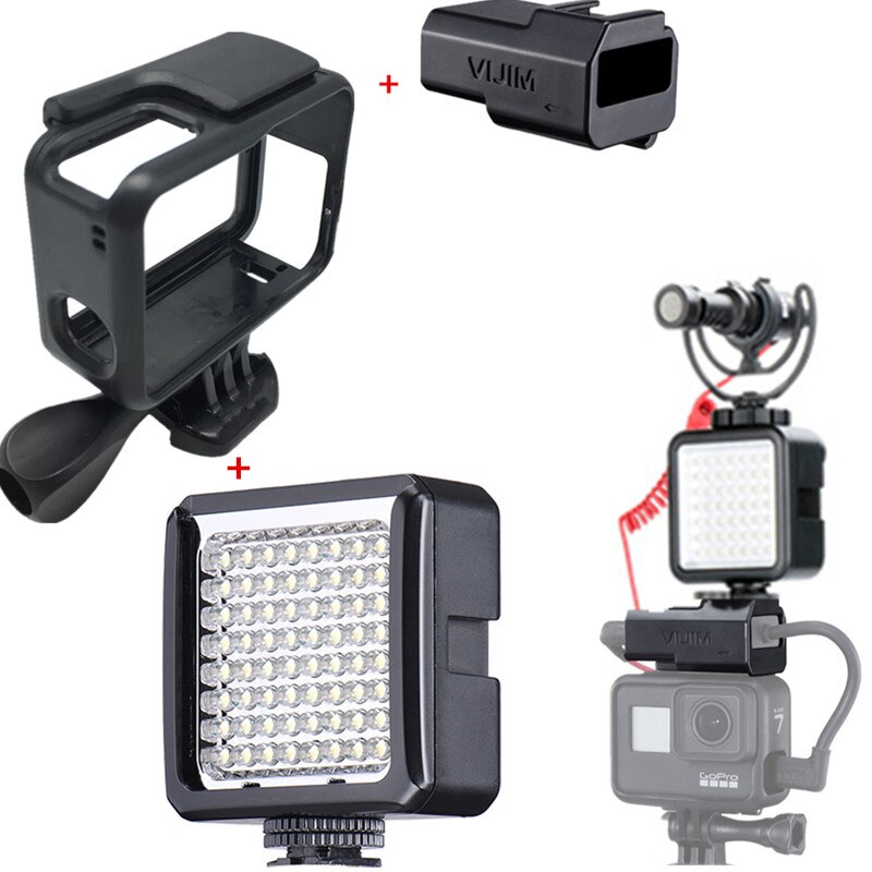 Soporte de micrófono de liberación rápida, adaptador de montaje para GoPro Hero 7/3,5 Original, 6/5mm