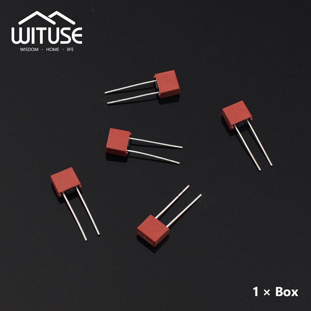 50Pcs/Box 10 Kinds Square Fuse Plastic 392 Electrical Commonly Used Assorted Mix Set 0.5A 1A 1.25A 1.6A 2A 2.5A 3.15A 4A 5A 6.3A