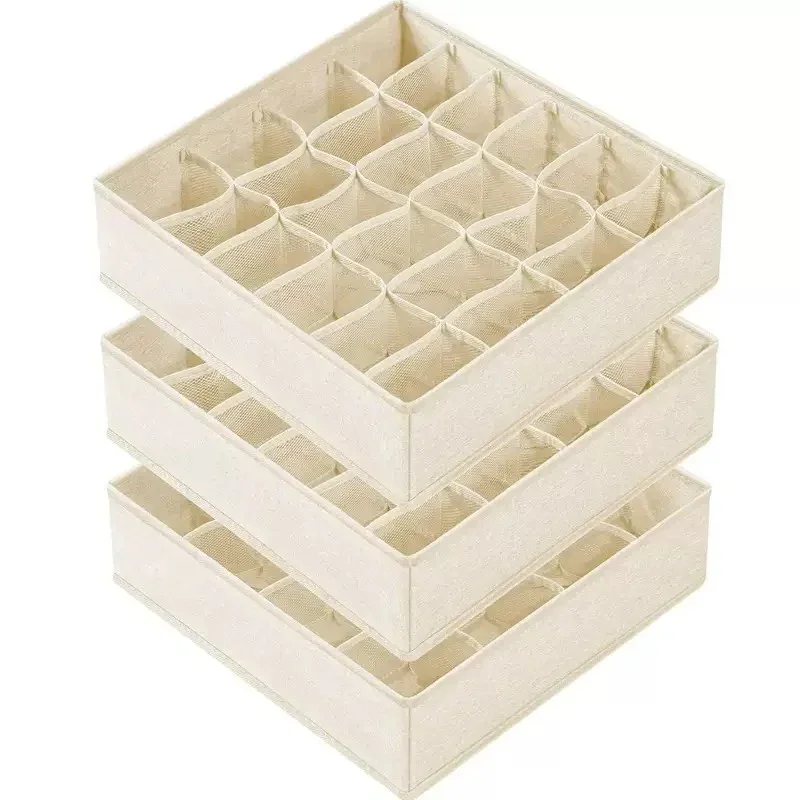 Ondergoedorganisatoren van kast en lade Garderobe Kleding BH-organizer voor ondergoed Sokken Broeken Stoffen opvouwbare opbergdoos