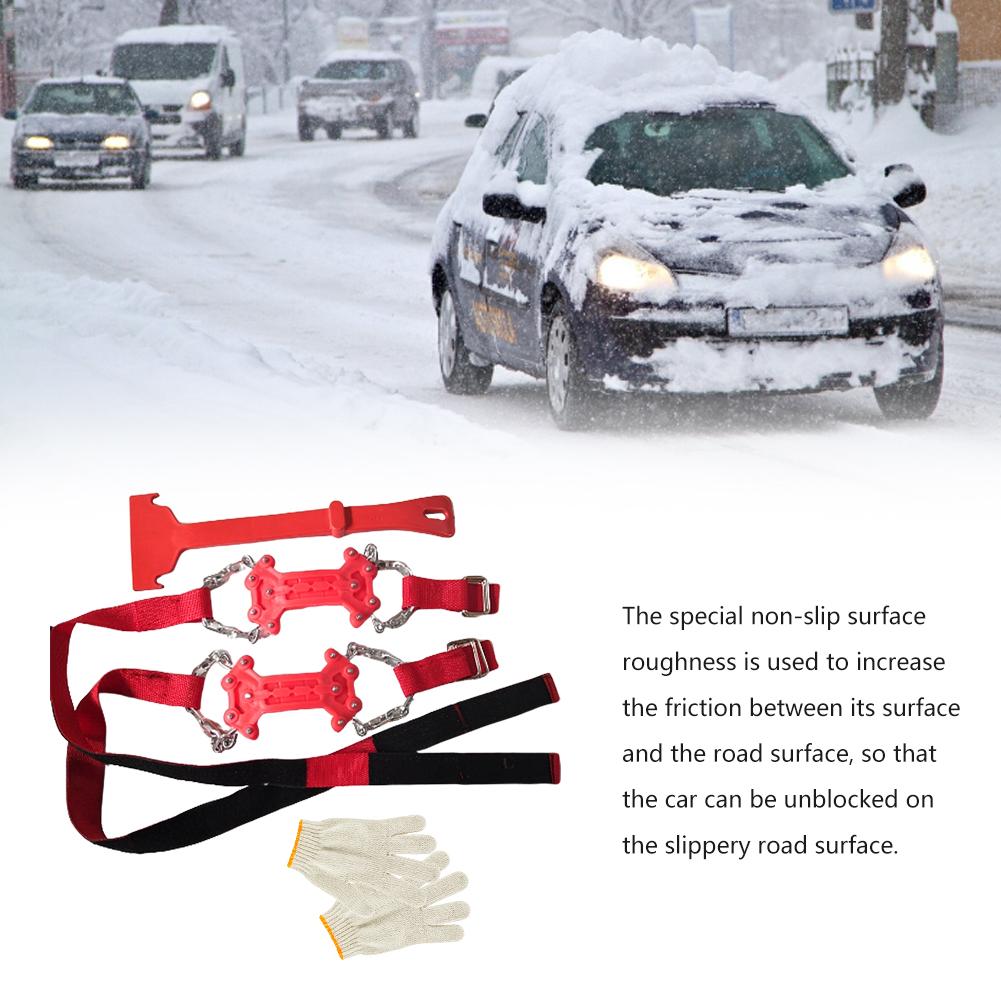 Autoband Sneeuw Keten Tractie Plaat Auto SUV Universal Emergency Anti-slip Sneeuwketting Winter Sneeuw Modder