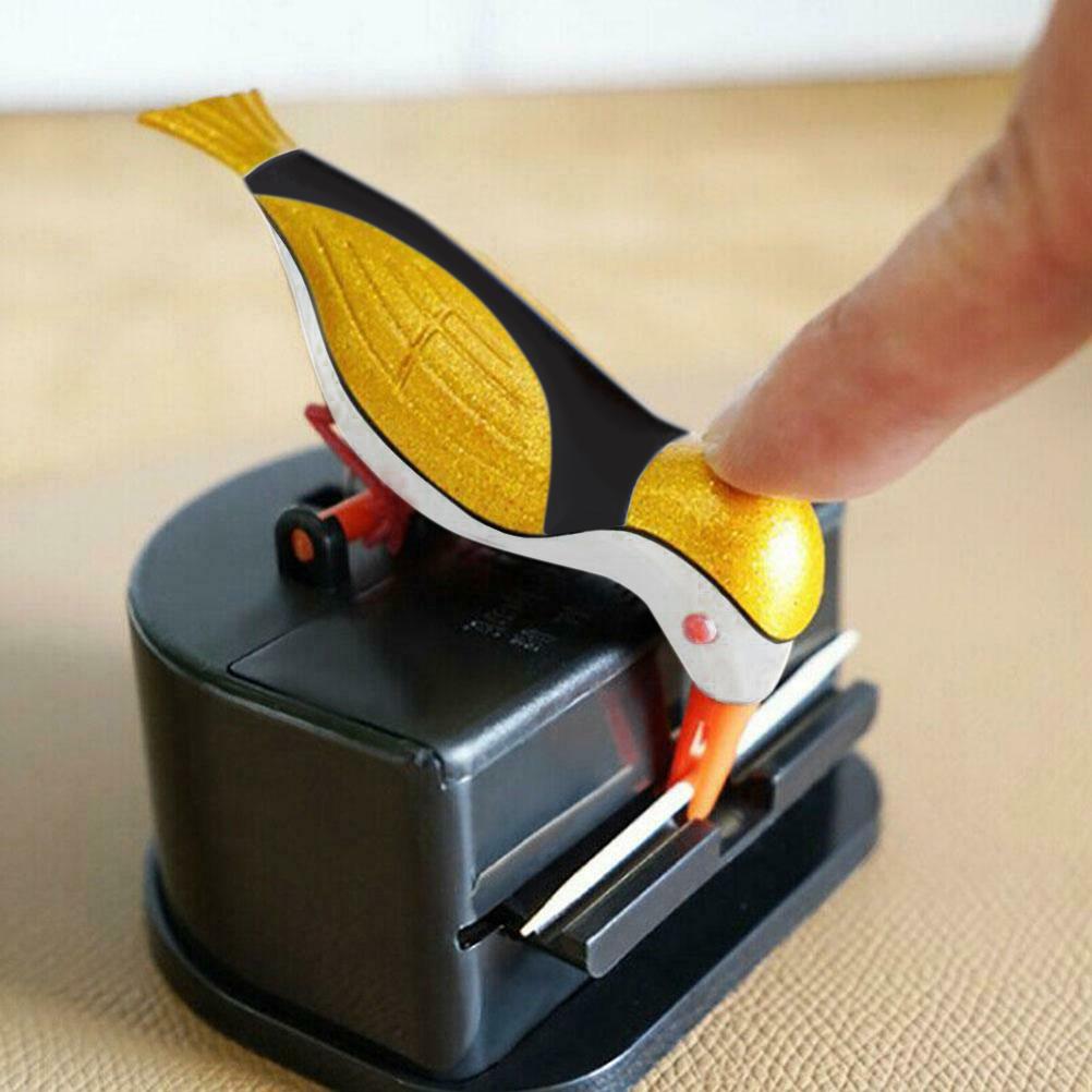 Distributeur automatique de cure-dents d&#39;oiseaux, boîte de cure-dents d&#39;oiseaux, pic-bois, boîte de cure-dents de Table, étui de rangement amusant