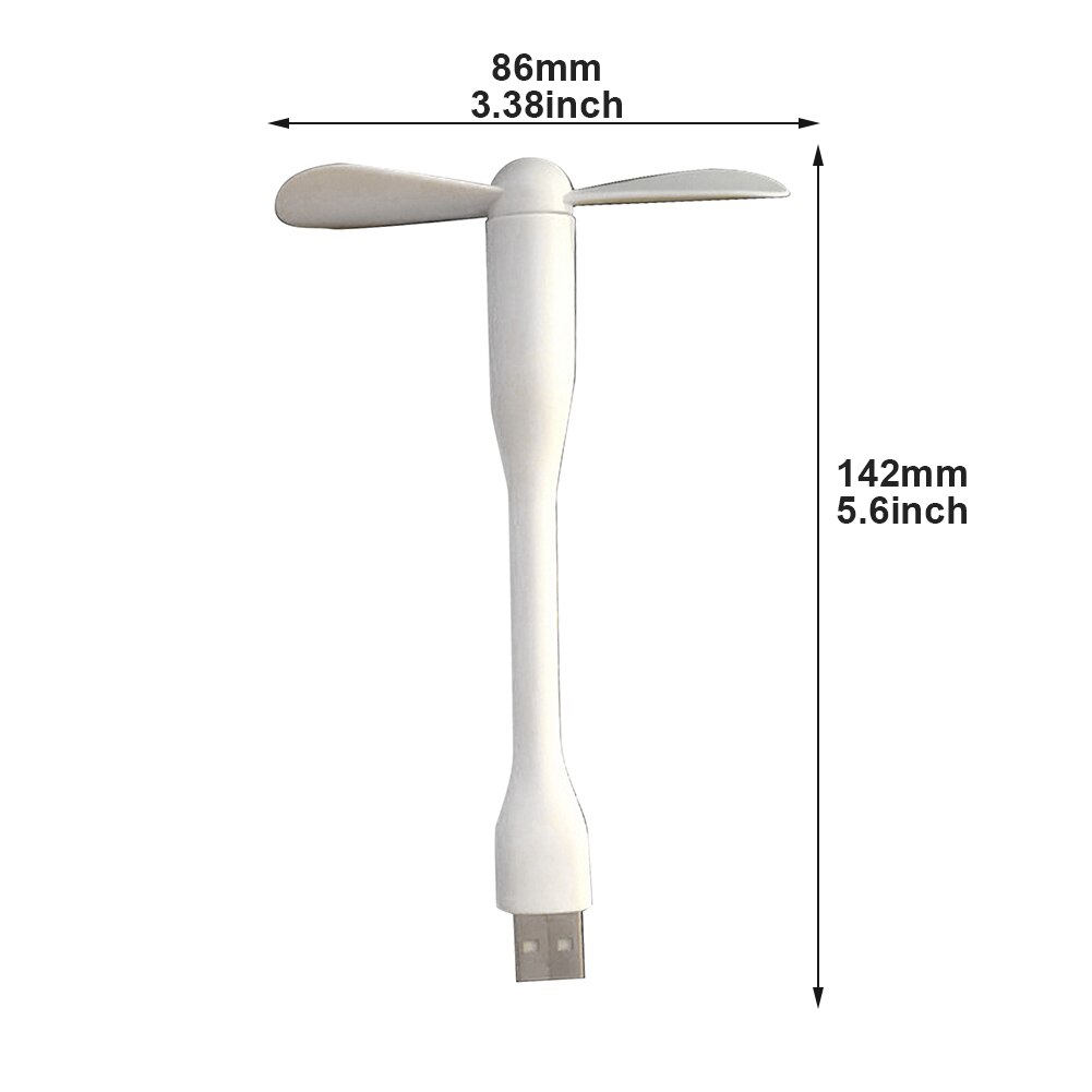 Travel Desktop Ultra Silent USB Fan Powerful For Computer Flexible Notebook Office Mini Portable Summer Gadgets Power Bank