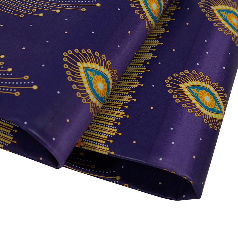 100% Katoen Stof Tissu Africain Waxprint 6 Yards Van Wax Africain Ankara Stof Voor Jurken