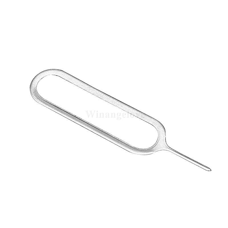 1000 Stks/partij Sim Card Tray Remover Eject Ejector Pin Sleutelhanger Open Tool Voor Iphone 12 5 5S 6 6S Plus Xs Xr Max Voor Ipad Voor Samsung