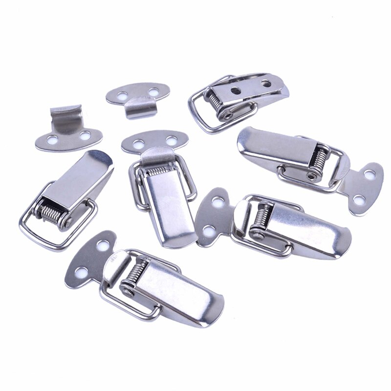 for Spring Clips Loaded Clamp Stainless Steel Catch Drawer/Toolbox/Closet/Cabinet/Case Box