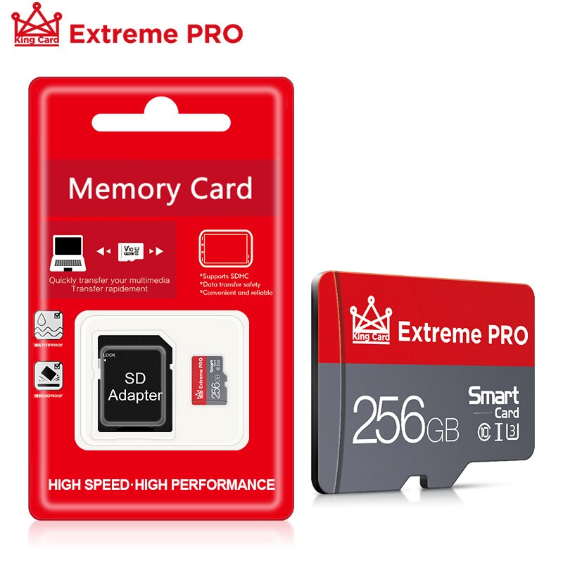 Class 10 Micro sd card 64GB 32GB 16GB 128GB 512GB TF card Memory Card cartao de memoria 16GB Mini Card For Phone Tablet PC: 256GB