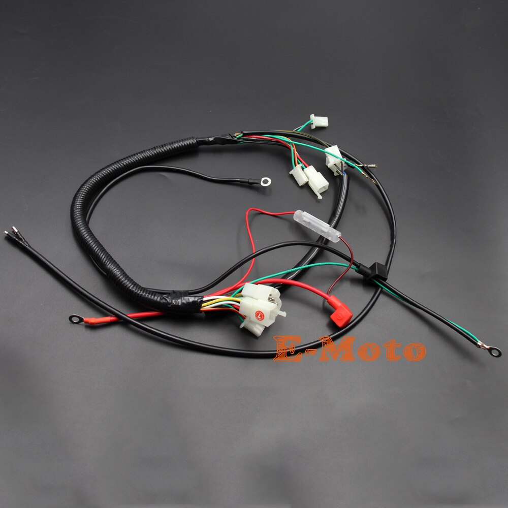 Kit de câblage électrique complet D8EA bougie d'allumage CDI, bobine d'allumage pour vélo hors route chinois 150cc 200cc 250cc Zongshen Loncin