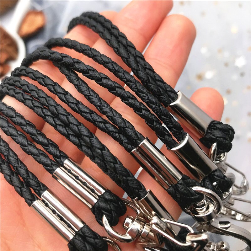 Metall liebe sterne kopf Schlüsselband Weben Nacken Gurt praktisch gurt Kabel Schlüsselband für schlüssel Keychain DIY Hängen Seil keycord schlüssel koord