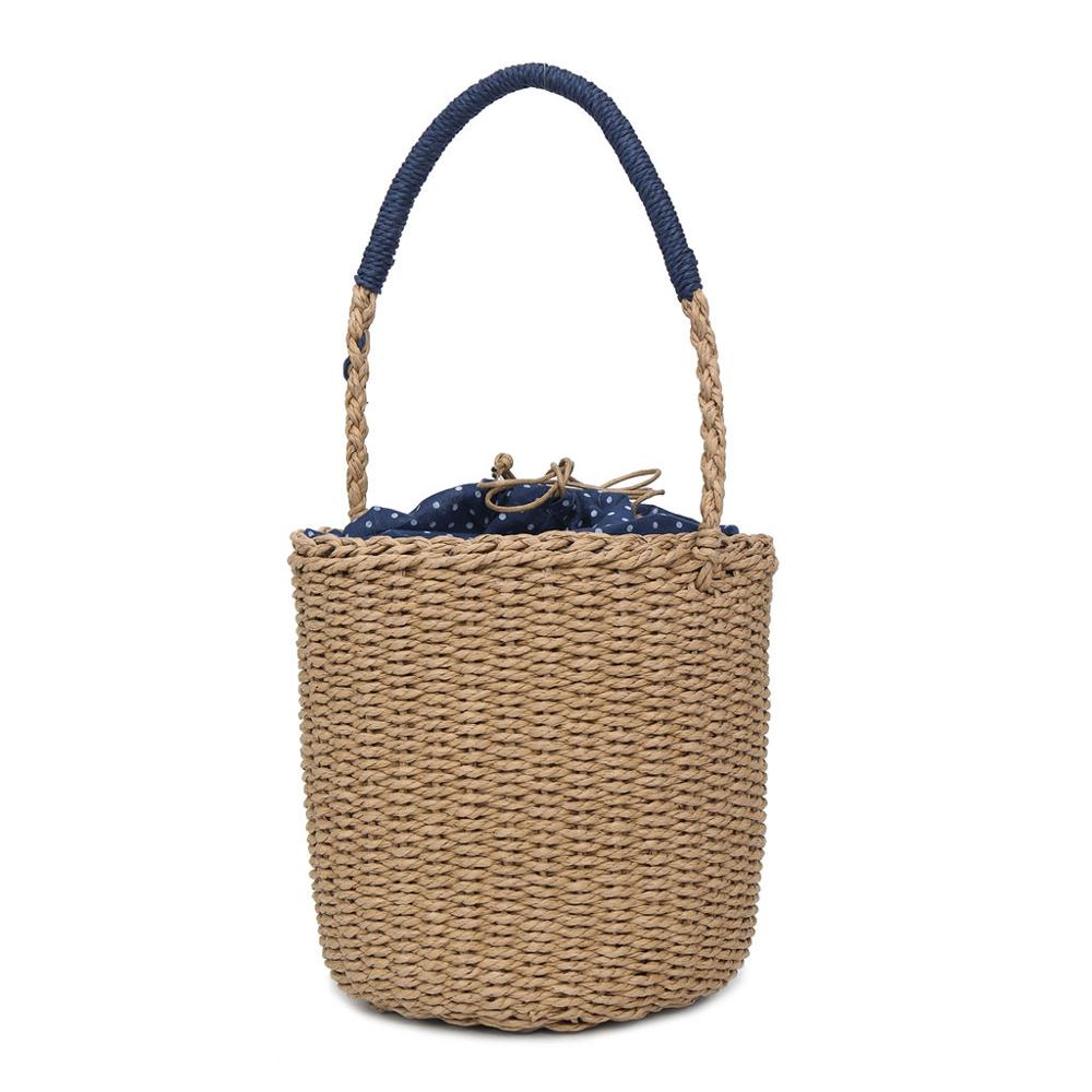 Women Vintage Beach Straw Bag Ladies Handmade Woven Rattan Messenger Handbag Summer Bali Bohemian Crossbody Shoulder Bags: K