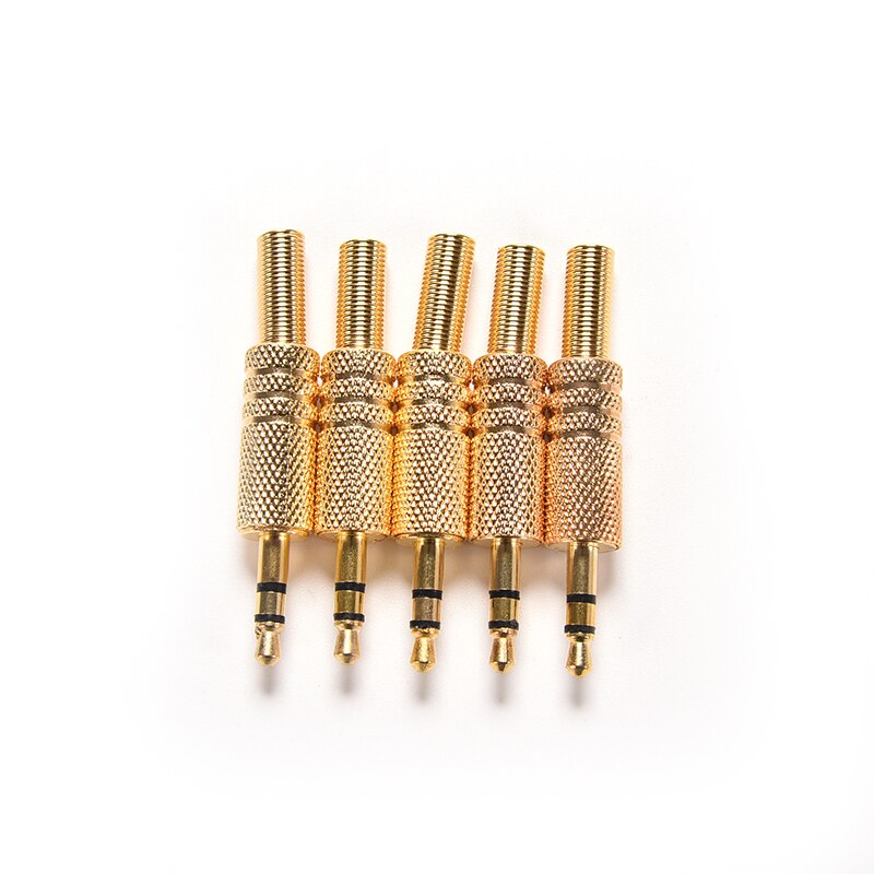 Mini 1/8Inch Jack Plug 3.5Mm Stereo Audio Jack Plug Hoofdtelefoon Male Plug Coax Kabel Audio Adapter connector Solderen