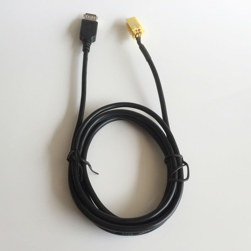 Biurlink Car MINI ISO 6 Pin USB Cable Adapter for Fiat Grande Punto
