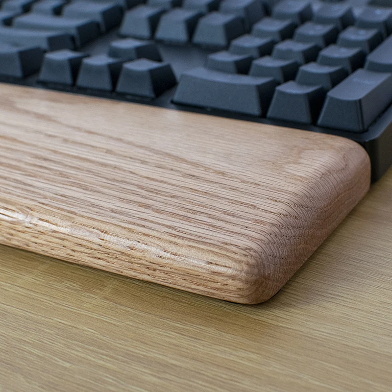 Handballenauflage aus massivem Holz, individuelle Tastatur, Handgelenkauflage aus Holz, Birnenholz, Eiche, Handfläche, betonen für 68/87/98/100/104 Tastaturspielzubehör