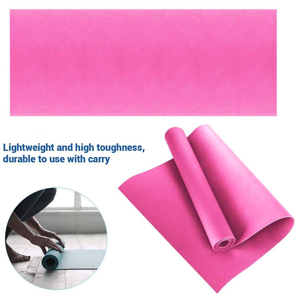 All Purpose Non-Slip Gymnastic Pilates Exercise Mat Thickness EVA Yoga Mat Exerciser Equipments Gym Training