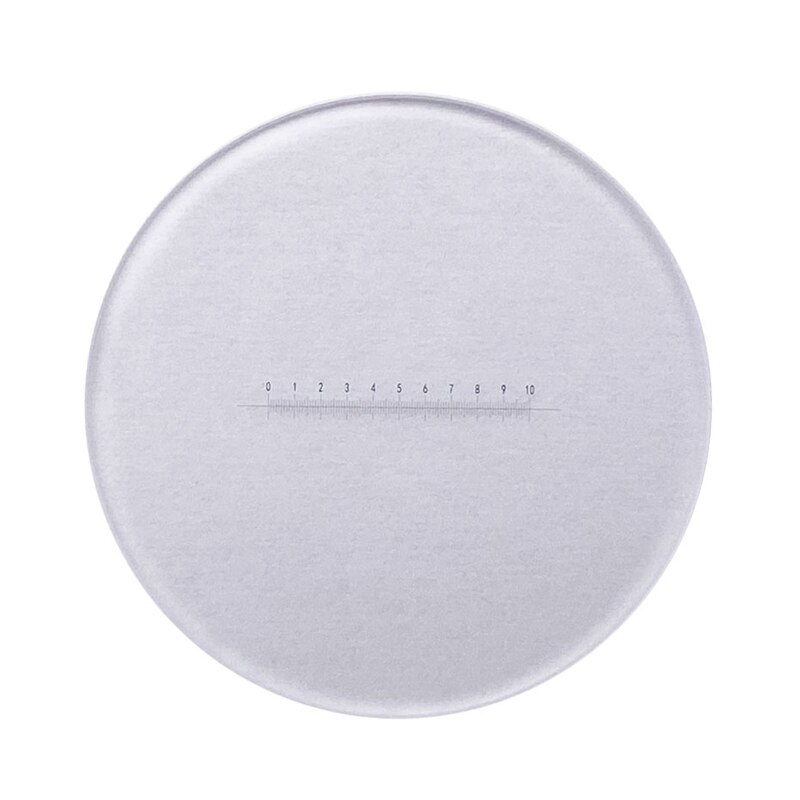 X = 10 mm Augen Mikrometer DIV 0,1mm Absehen Herrscher Horizontale Mess Okular Kalibrierung Durchmesser 20 mm 29 mm für Mikroskop