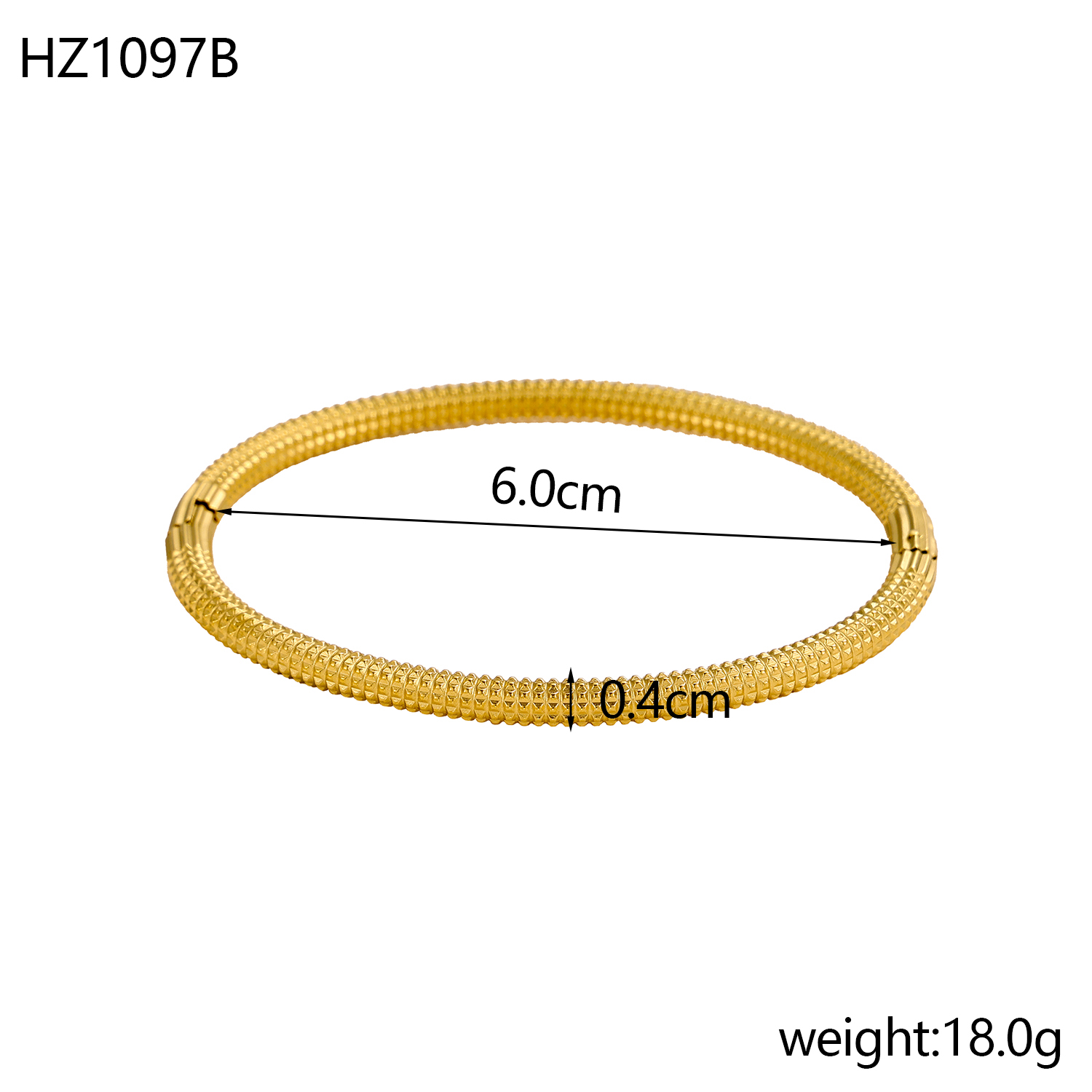 Stainless Steel Fashionable 18K Gold Plated Colorless Jewelry Hollow Bracelet Women's Chunky Bangles Bracelets: ROSE GOLD COLOR