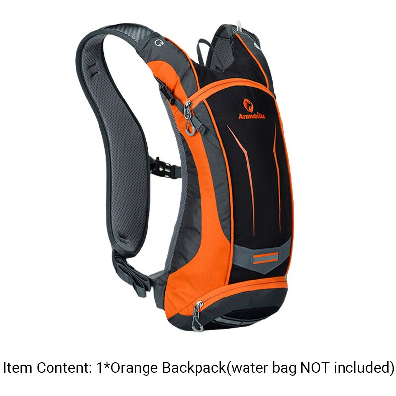 Anmeilu 8L Fiets Rugzak, Waterdichte Fiets Rugzak Voor Fietsen Camping, Hydratatie Rugzak Tas Voor Wandelen Klimmen: Orange