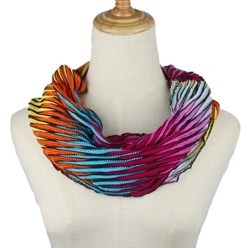 Women printed Ring Scarf Infinity Loop Neckerchief Echarpe Foulard Femme snood spring summer autumn: wb-28