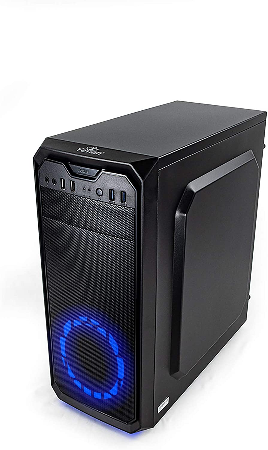 Yeyian Stahl 900 Escritorio Negro - Caja Pc Gaming (Torre, ABS, SPCC ,Hogar/Oficina) - YNH-SL900