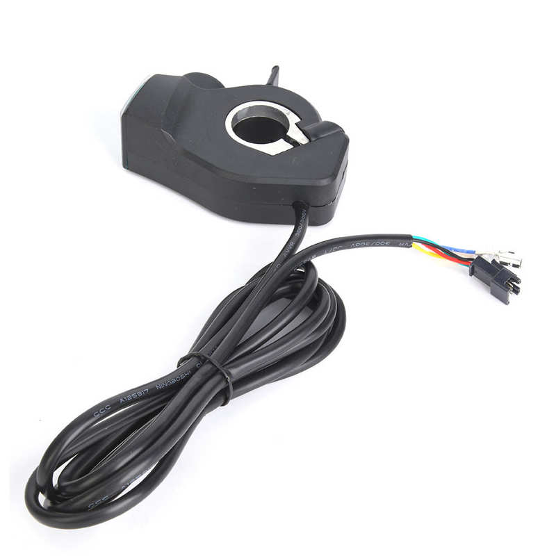 E-bike12-99V E-Bicycle Thumb Throttle Handle Bar Grip Gas Twist Throttle Electric Scooter Voltage Battery Display